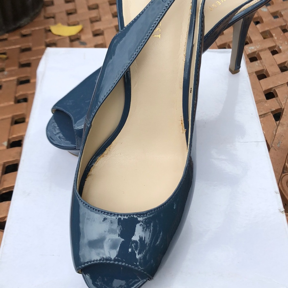 Nine West Platform sling backs